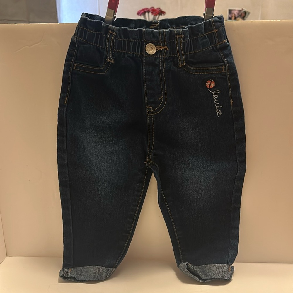 Levi’s Jeans elastic waist.Size 12 Months.